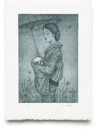 Butterflies In The Rain  by Alex Gross