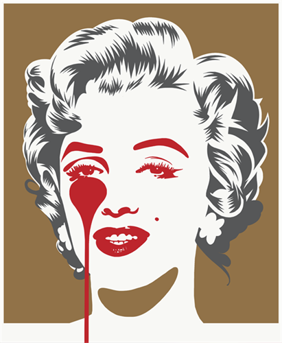 Marilyn Classic (Gold & Grey) by Pure Evil