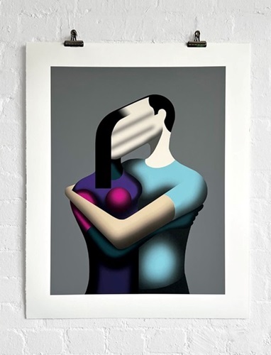 The Couple (Grey) by Adam Neate