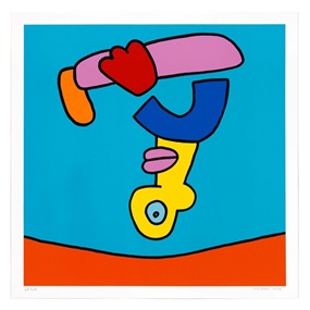 Trampoline (Blue) by Thierry Noir