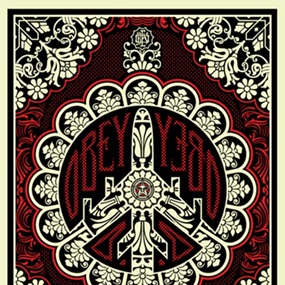 Peace Bomber (Red / Black) by Shepard Fairey