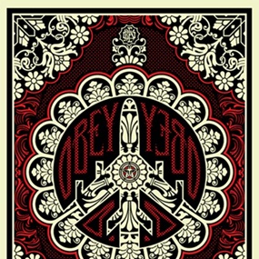 Peace Bomber (Red / Black) by Shepard Fairey