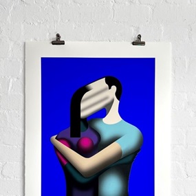 The Couple (Cobalt Blue) by Adam Neate
