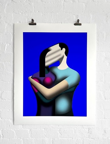 The Couple (Cobalt Blue) by Adam Neate