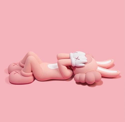 Kaws Time Off Vinyl Figure Pink