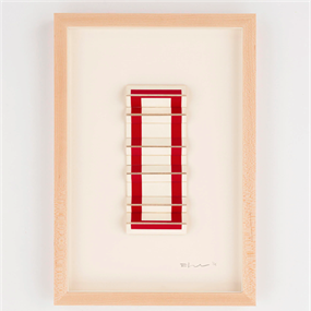 Untitled (Red Rectangle I) by Robert Moreland