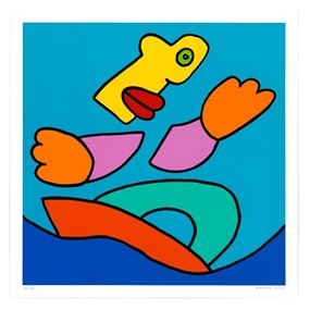 Surfing (Blue) by Thierry Noir