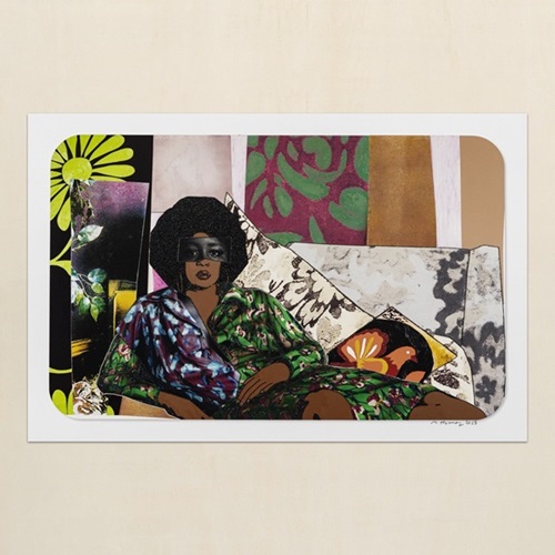 Afro Goddess Looking Forward (Timed Edition) by Mickalene Thomas