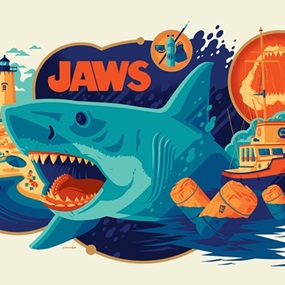 Jaws by Tom Whalen