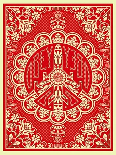 Peace Bomber (Red) by Shepard Fairey
