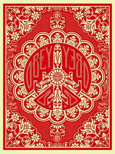 Peace Bomber (Red) by Shepard Fairey