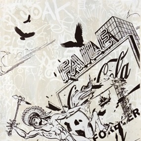 In Trembling Whispers (On Brown) by Faile