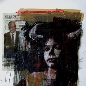Minotaur Woman Gonna Kick Your Right Wing Arse by Guy Denning