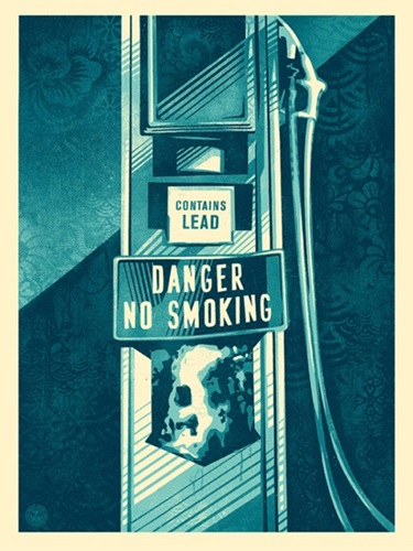 Danger No Smoking  by Shepard Fairey
