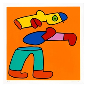 Boxing (Orange) by Thierry Noir
