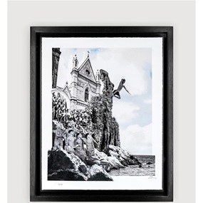 Le Cronache di Napoli, Il Tuffo, Collage, 2025 by JR