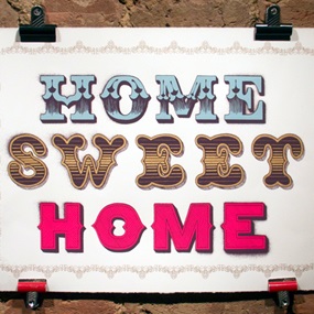 Home Sweet Home (3) by Ben Eine