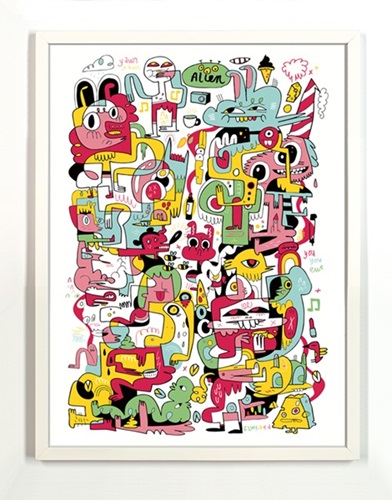 Alien  by Jon Burgerman