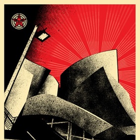 LA Philharmonic Hall by Shepard Fairey