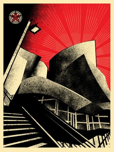 LA Philharmonic Hall  by Shepard Fairey