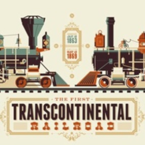Transcontinental Railroad by Tom Whalen