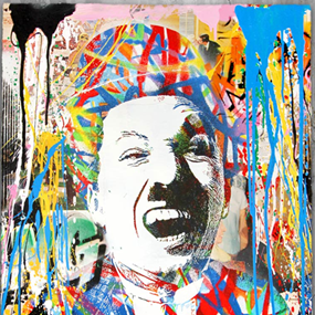 Charlie (Hand Painted Multiple) by Mr Brainwash