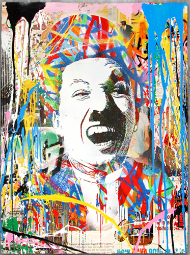 Charlie (Hand Painted Multiple) by Mr Brainwash