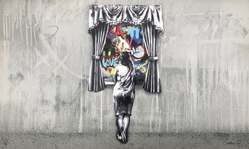 Figure At The Window (Reverse) by Martin Whatson