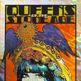 Queens of the Stone Age, Capitol Theatre, Port Chester NY (Lava Foil Edition) by Chuck Sperry