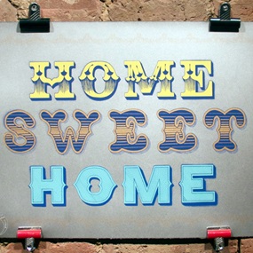 Home Sweet Home (4) by Ben Eine
