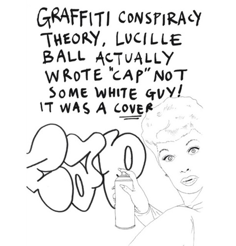 Lucille Ball Graffiti Conspiracy Theory  by Lushsux