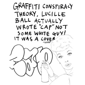 Lucille Ball Graffiti Conspiracy Theory by Lushsux