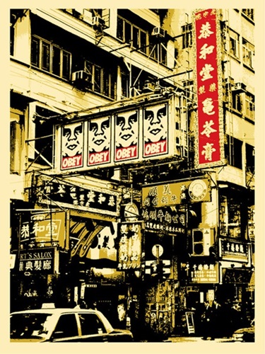 Hong Kong Visual Disobediance  by Shepard Fairey