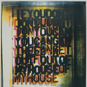 My House I by Christopher Wool Editioned artwork | Art Collectorz
