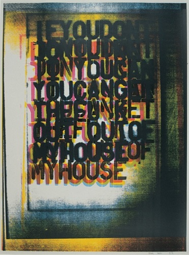 My House I  by Christopher Wool