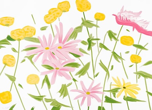 Spring Flowers  by Alex Katz