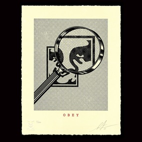 Obey Magnifying Glass (Cream) by Shepard Fairey