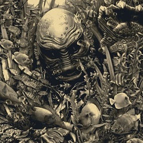 Creature From The Black Lagoon (GID Variant) by Anthony Petrie