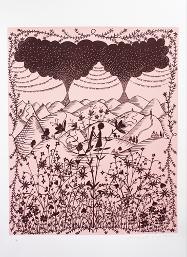 It Was Only The Beginning (Pink) by Rob Ryan