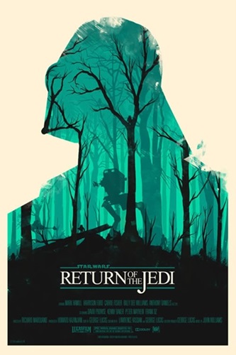 Return Of The Jedi (Unsigned) by Olly Moss