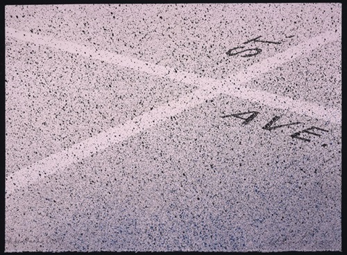 Street Meets Avenue  by Ed Ruscha