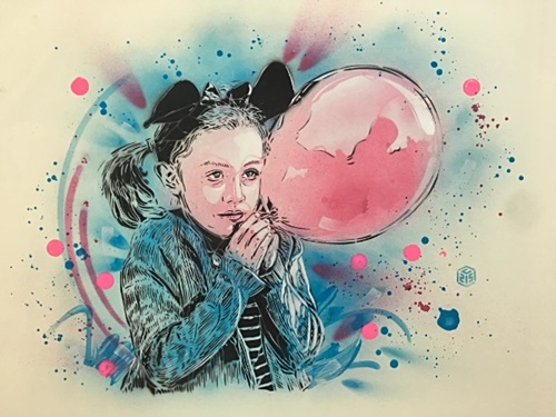 La Fille Au Ballon (First Edition) by C215