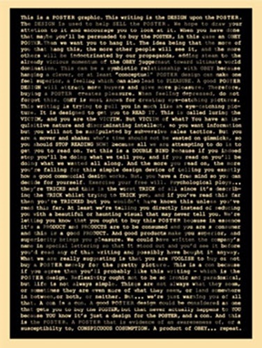 This Is A Poster (First Edition) by Shepard Fairey