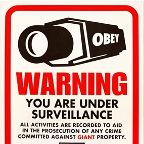 Warning Surveillance by Shepard Fairey