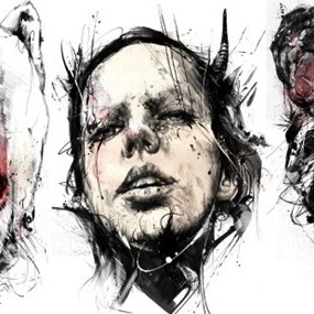 Nata5 (Triptych) by Russ Mills