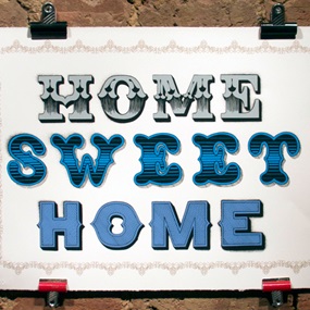Home Sweet Home (6) by Ben Eine