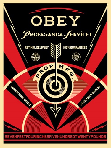 Propaganda Services Eye  by Shepard Fairey