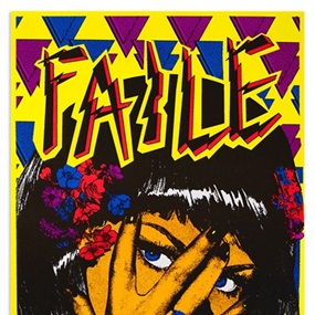 New York Invasion Black Light Print (Unsigned) by Faile