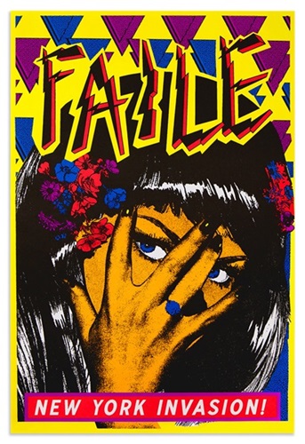 New York Invasion Black Light Print (Unsigned) by Faile