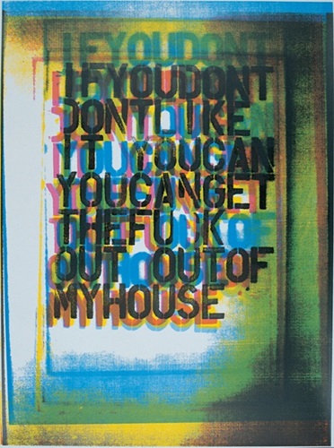 My House III  by Christopher Wool